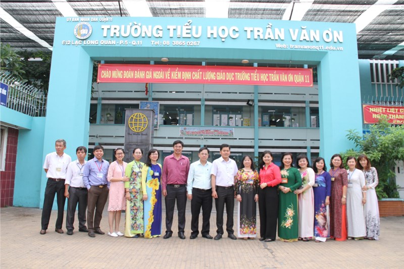 Khảo sát sơ bộ kiểm định chất lượng giáo dục Trường Tiểu học Trần Văn Ơn